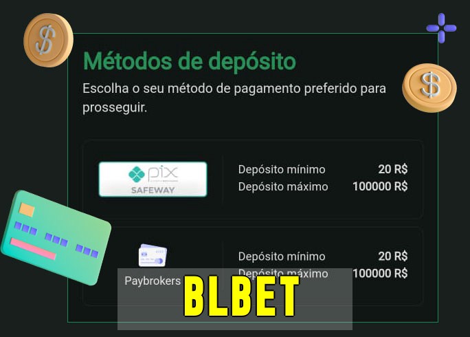O cassino blbetbet oferece uma grande variedade de métodos de pagamento